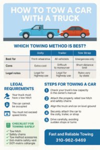 How to Tow a Car with a Truck
